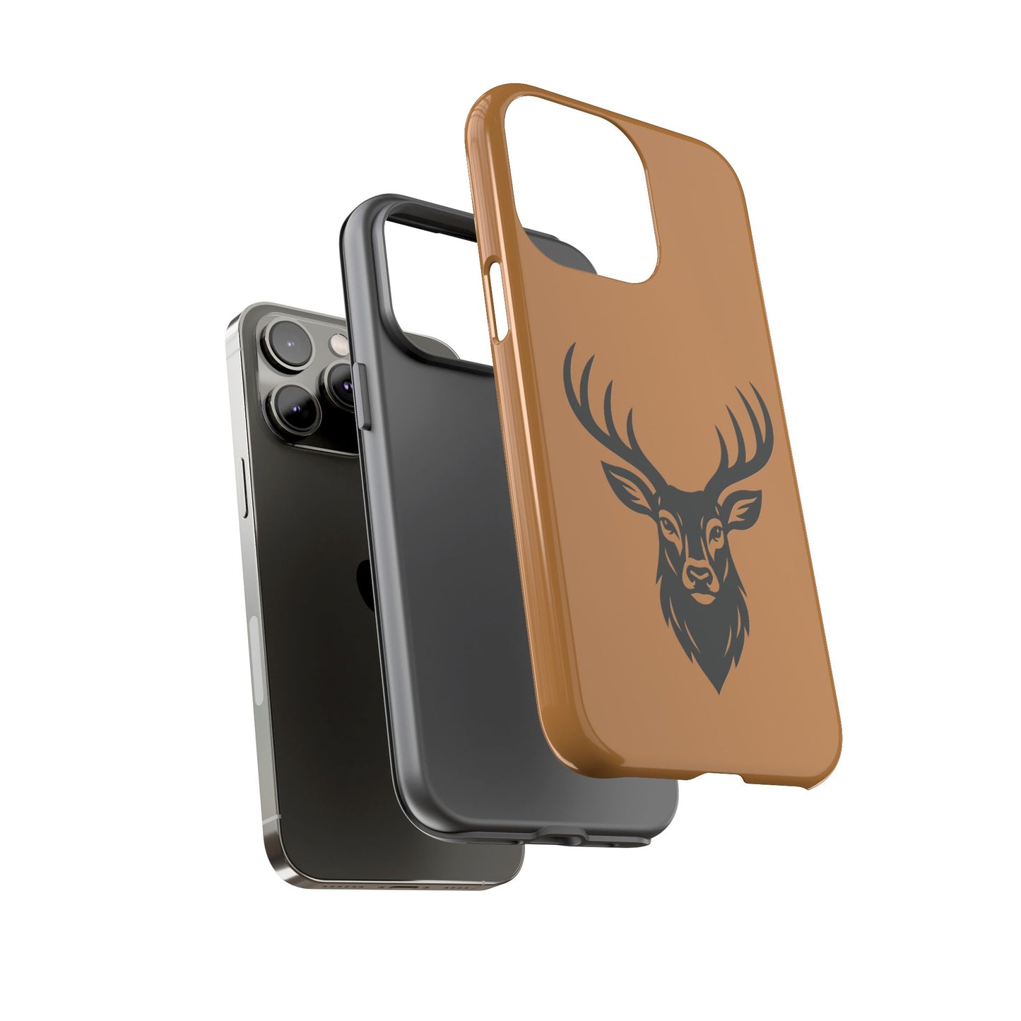 Phone Cases, Deer Buck with Antlers Wildlife Nature Design, Animal Lover Gift,