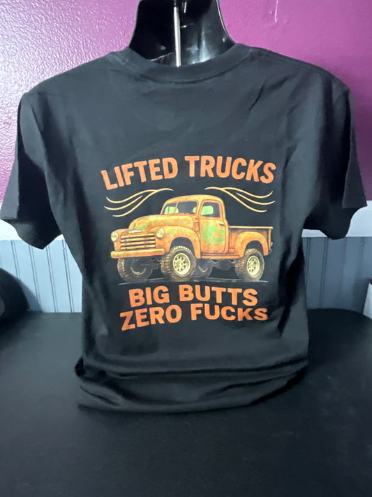 Lifted Trucks Big Butts Zero F Tee