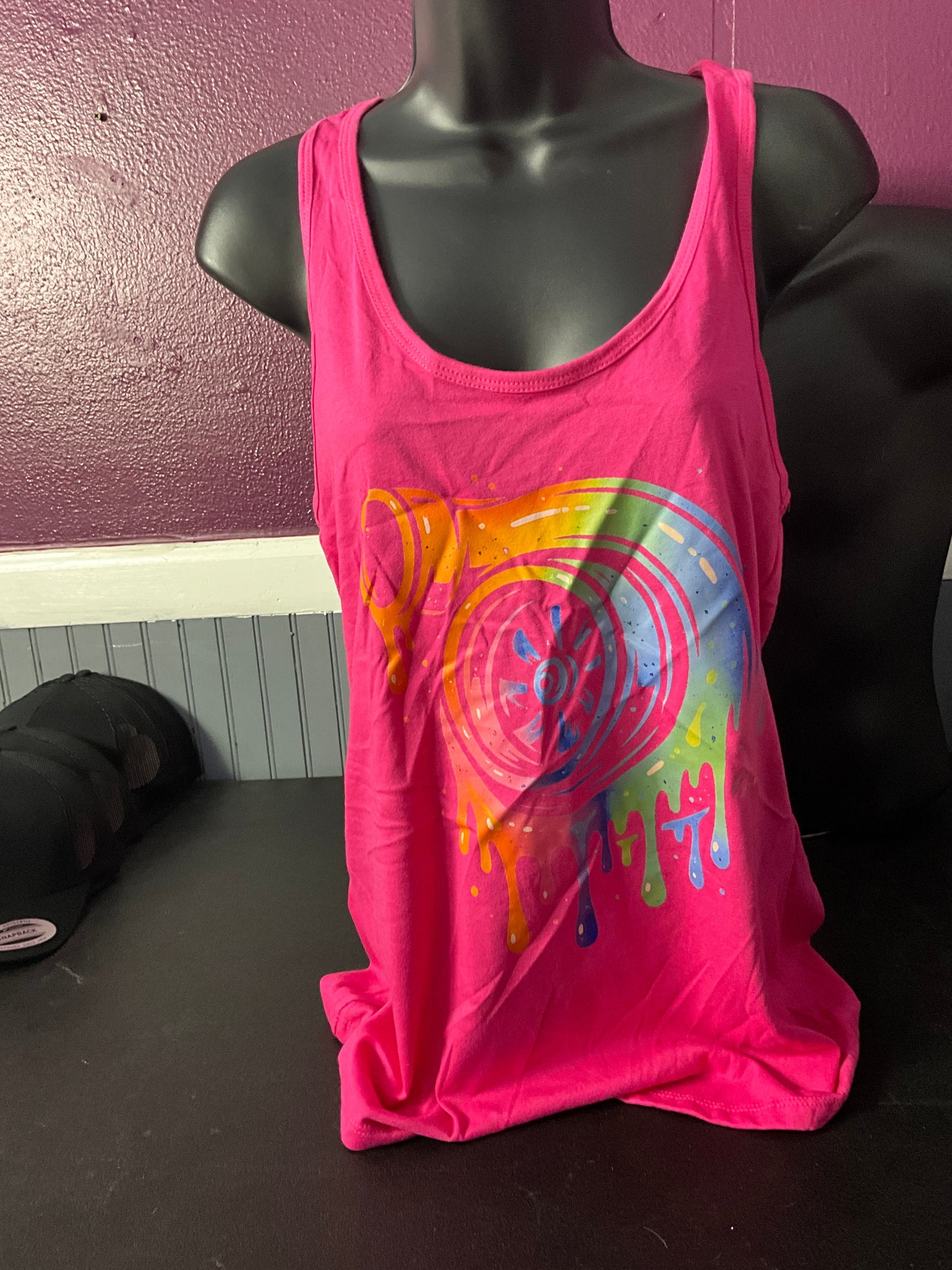 Meltdown Drip Tank – Neon Turbo Design (Hot Pink)
