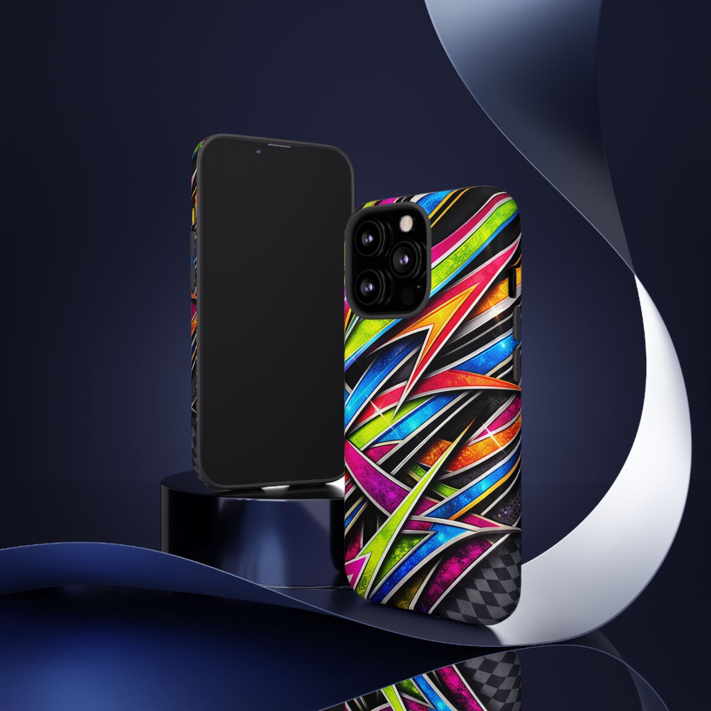 Minitruck Inspired Graphic Tough Phone Case – Impact Resistant