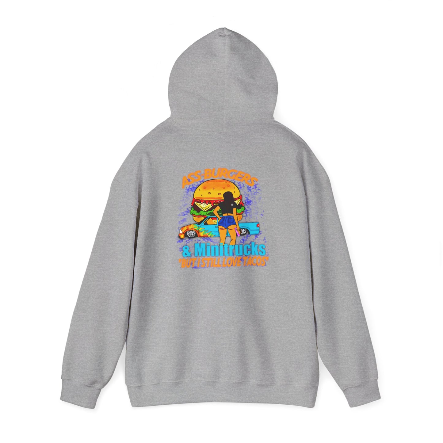 Minitrucks and Tacos Hoodie — Vintage Truck Graphic Sweatshirt
