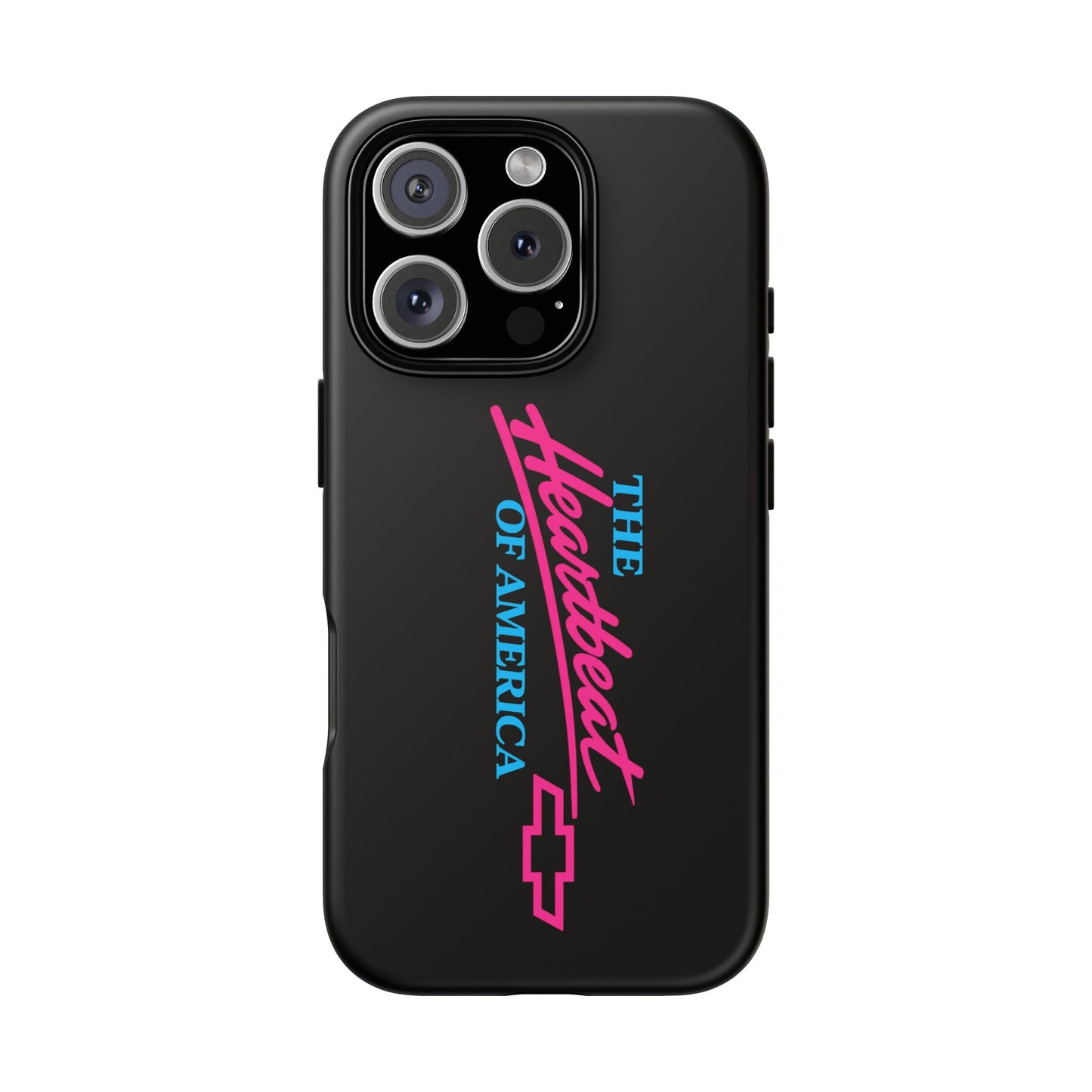 Phone Case — “The Heartbeat of America” Retro Chevy Logo, Slim Protective Cover