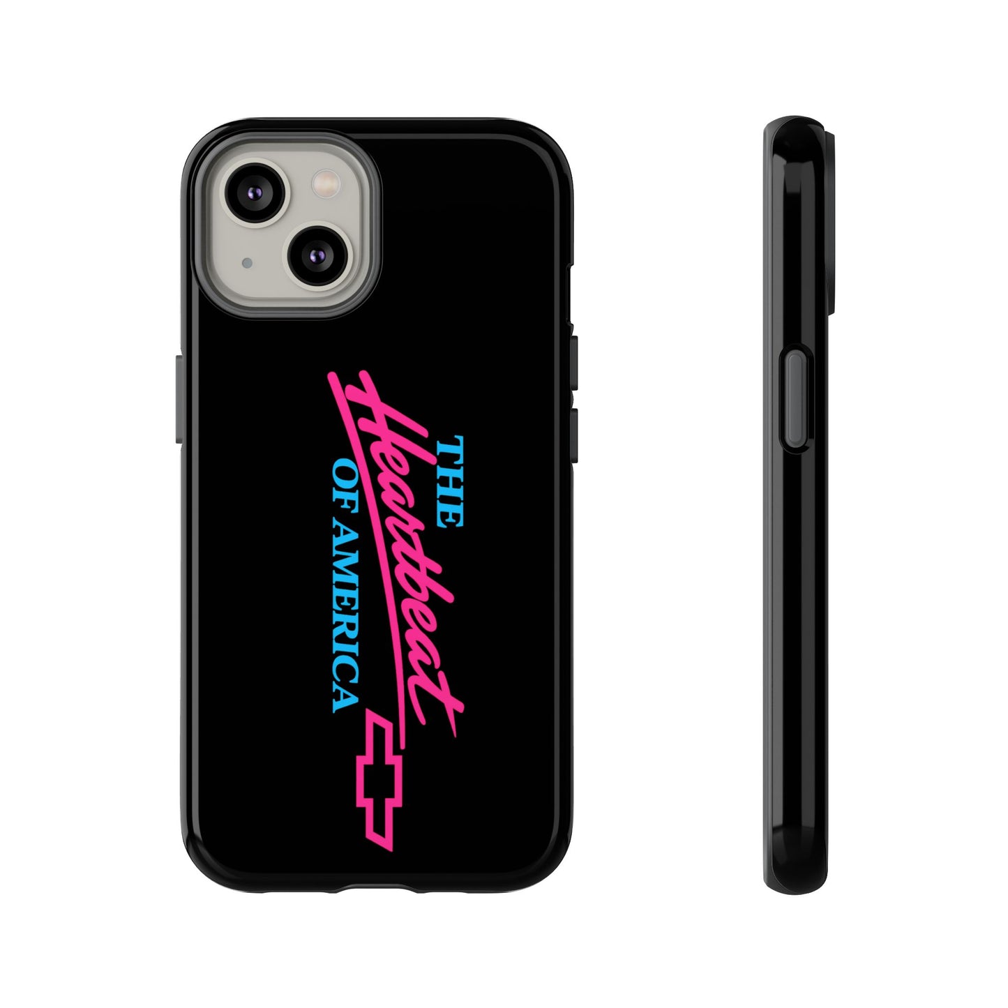 Phone Case — “The Heartbeat of America” Retro Chevy Logo, Slim Protective Cover