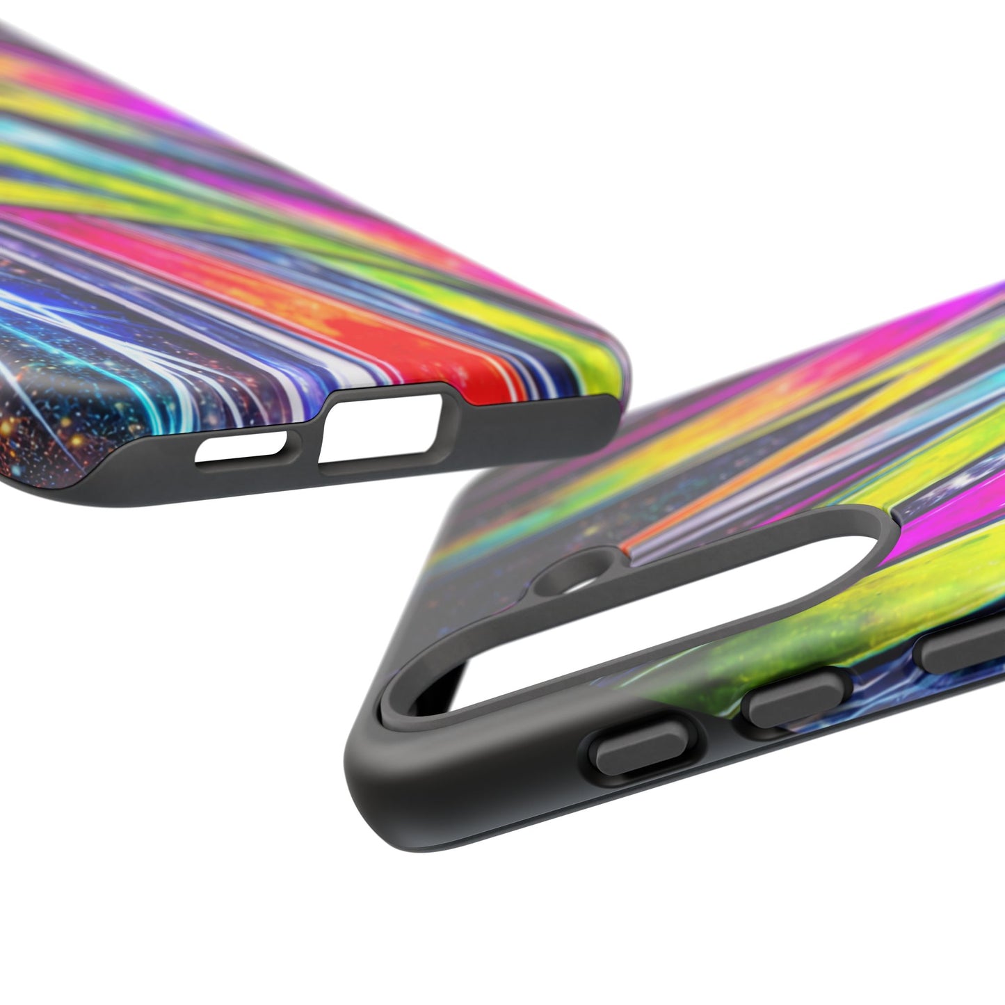 Neon Graffiti Phone Case | Tough Case, Vivid Abstract Street Art