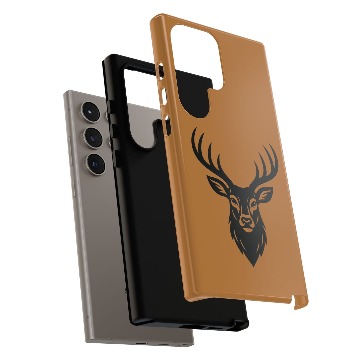 Phone Cases, Deer Buck with Antlers Wildlife Nature Design, Animal Lover Gift,