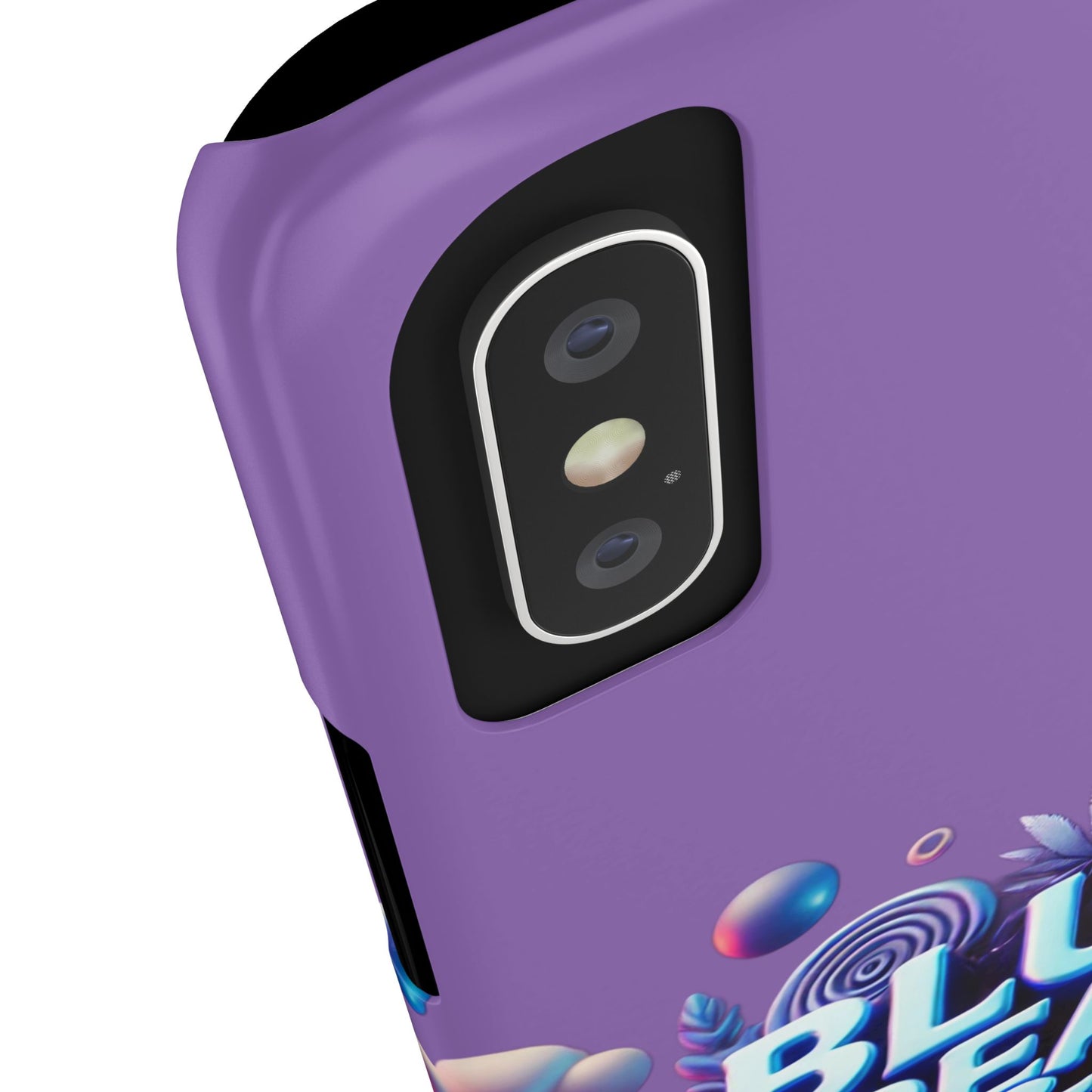 Vibrant Slim Phone Cases - 'Blue Dream & Lean' Design for Trendsetters