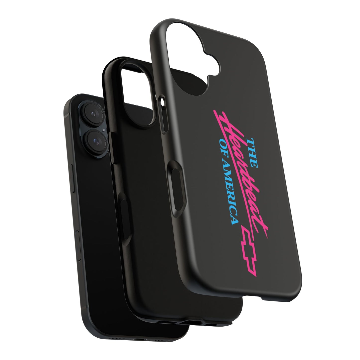 Phone Case — “The Heartbeat of America” Retro Chevy Logo, Slim Protective Cover