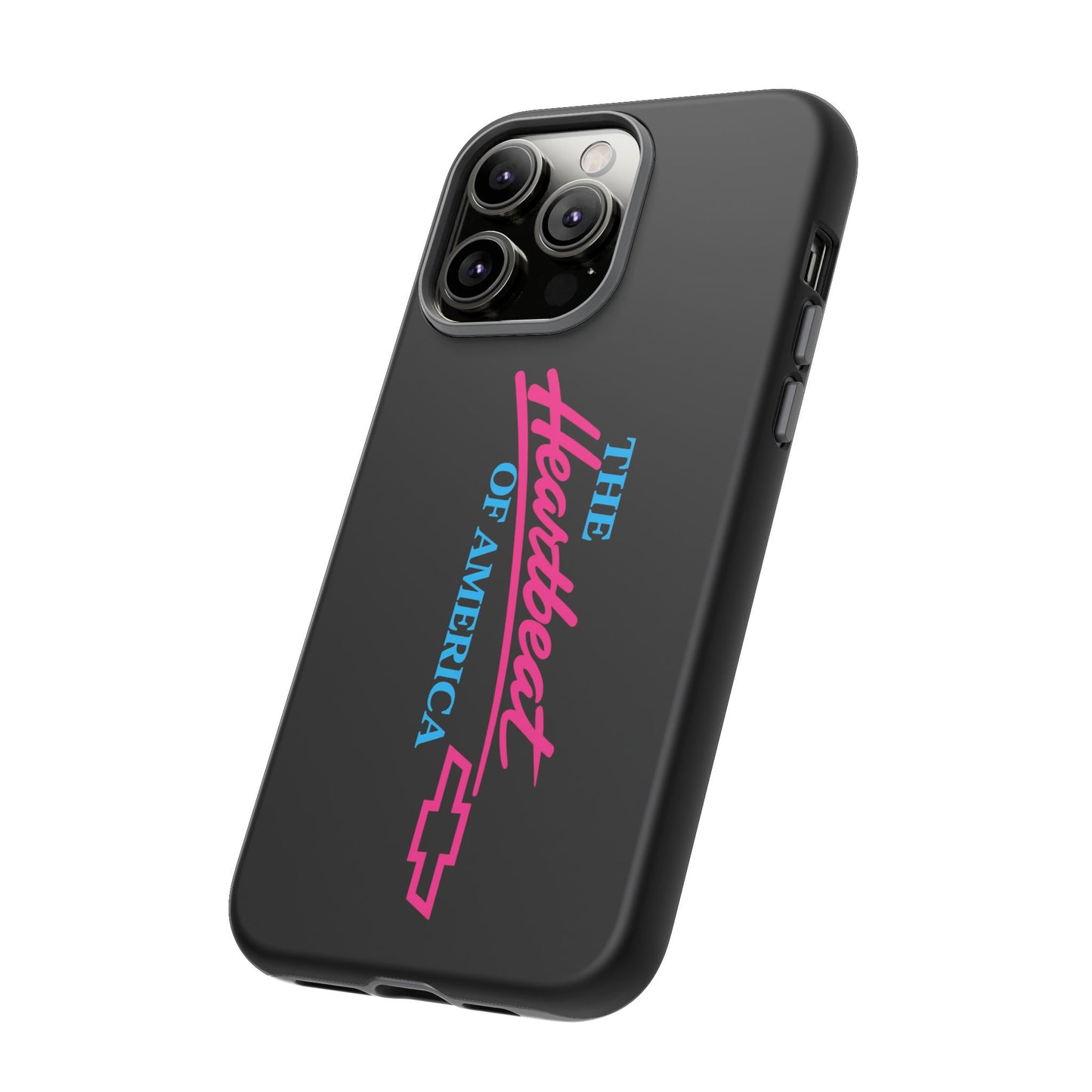 Phone Case — “The Heartbeat of America” Retro Chevy Logo, Slim Protective Cover