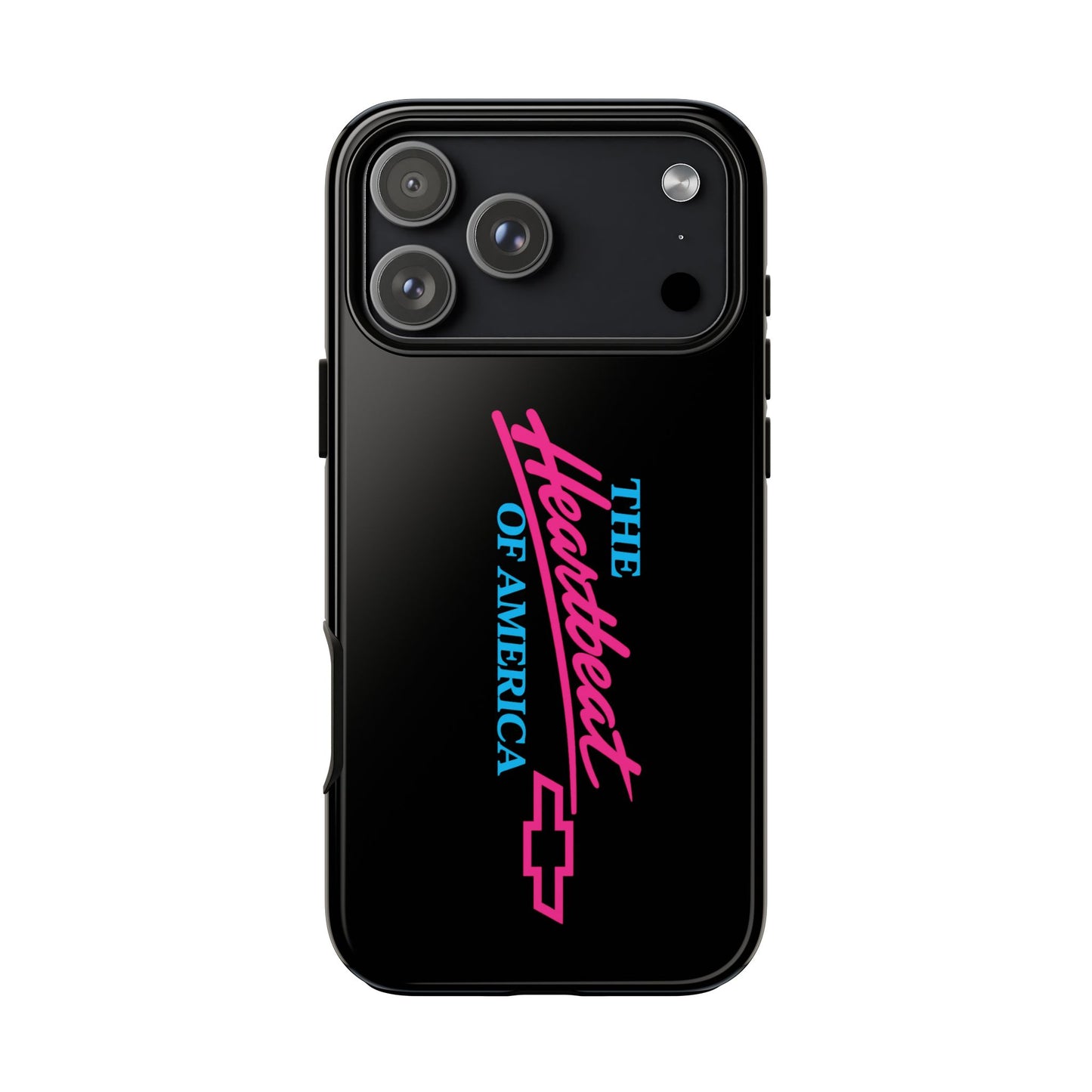 Phone Case — “The Heartbeat of America” Retro Chevy Logo, Slim Protective Cover