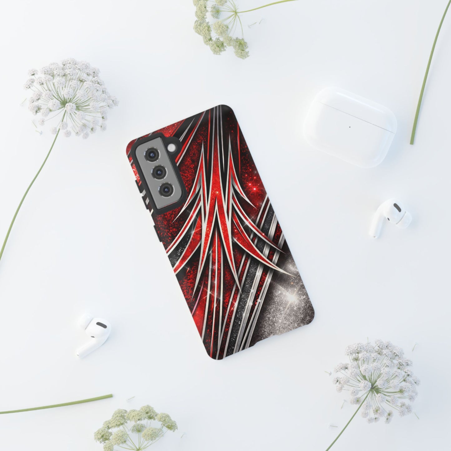 Mini Truck Inspired Pinstripe Graphic Heavy Duty Phone Case