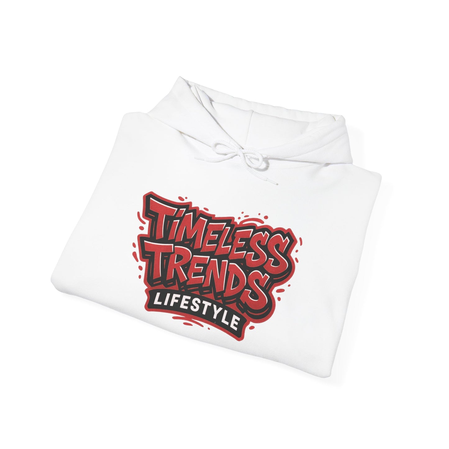 Timeless Trends Lifestyle Hoodie — Retro Streetwear Logo Pullover