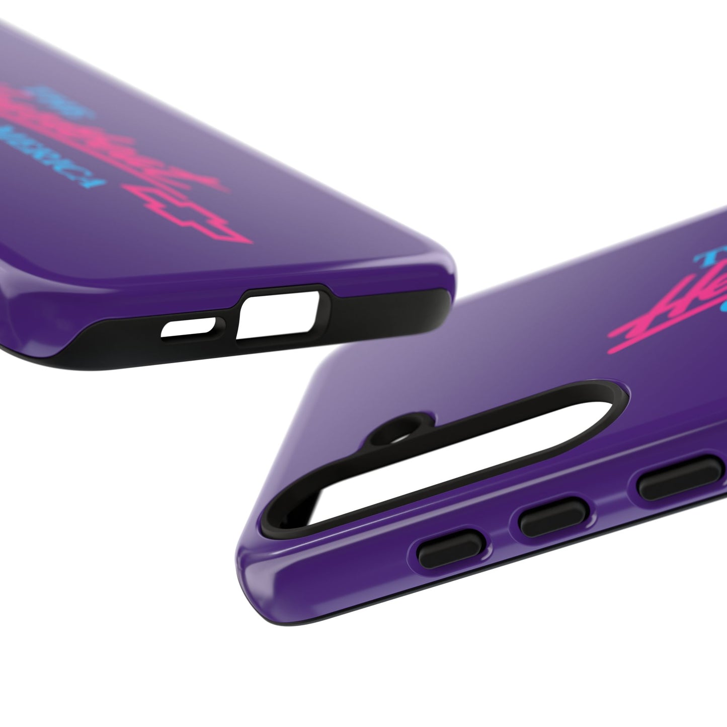 Purple  “The Heartbeat of America” Retro Chevy Logo, Slim Protective Cover