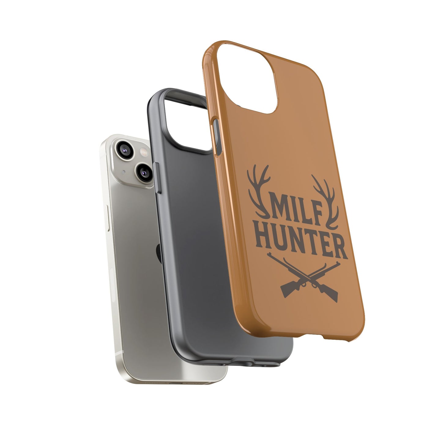 Phone Case, Funny Milf Hunter Design for Tough Cases, Rugged Protective Cover,