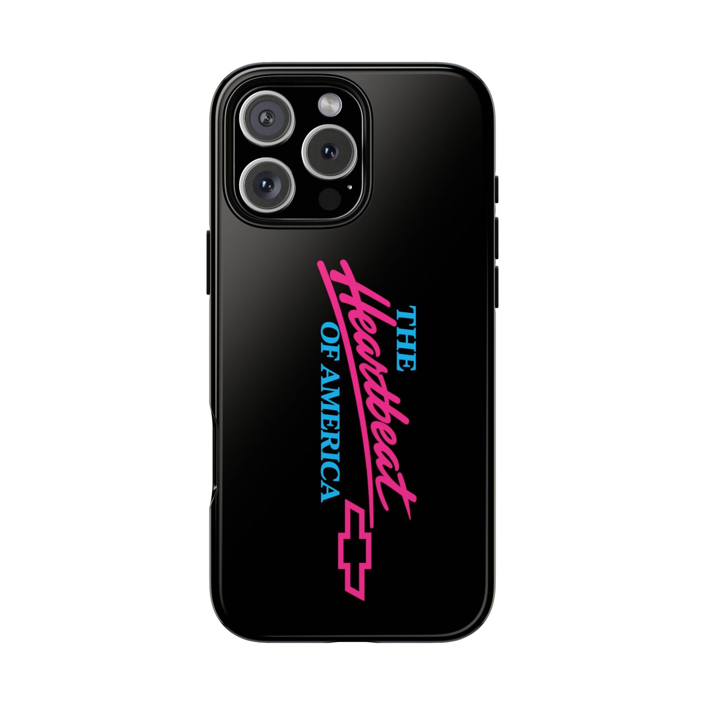Phone Case — “The Heartbeat of America” Retro Chevy Logo, Slim Protective Cover