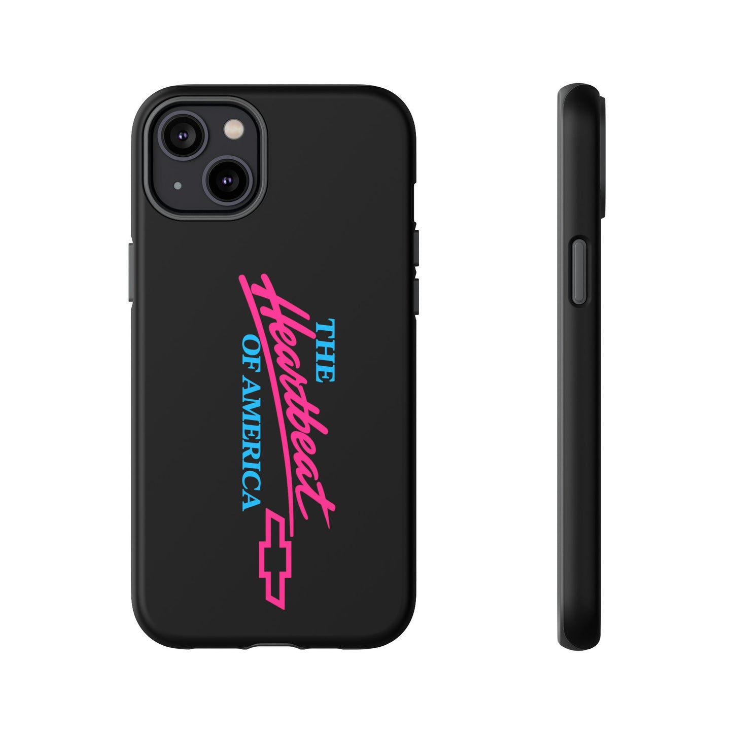 Phone Case — “The Heartbeat of America” Retro Chevy Logo, Slim Protective Cover