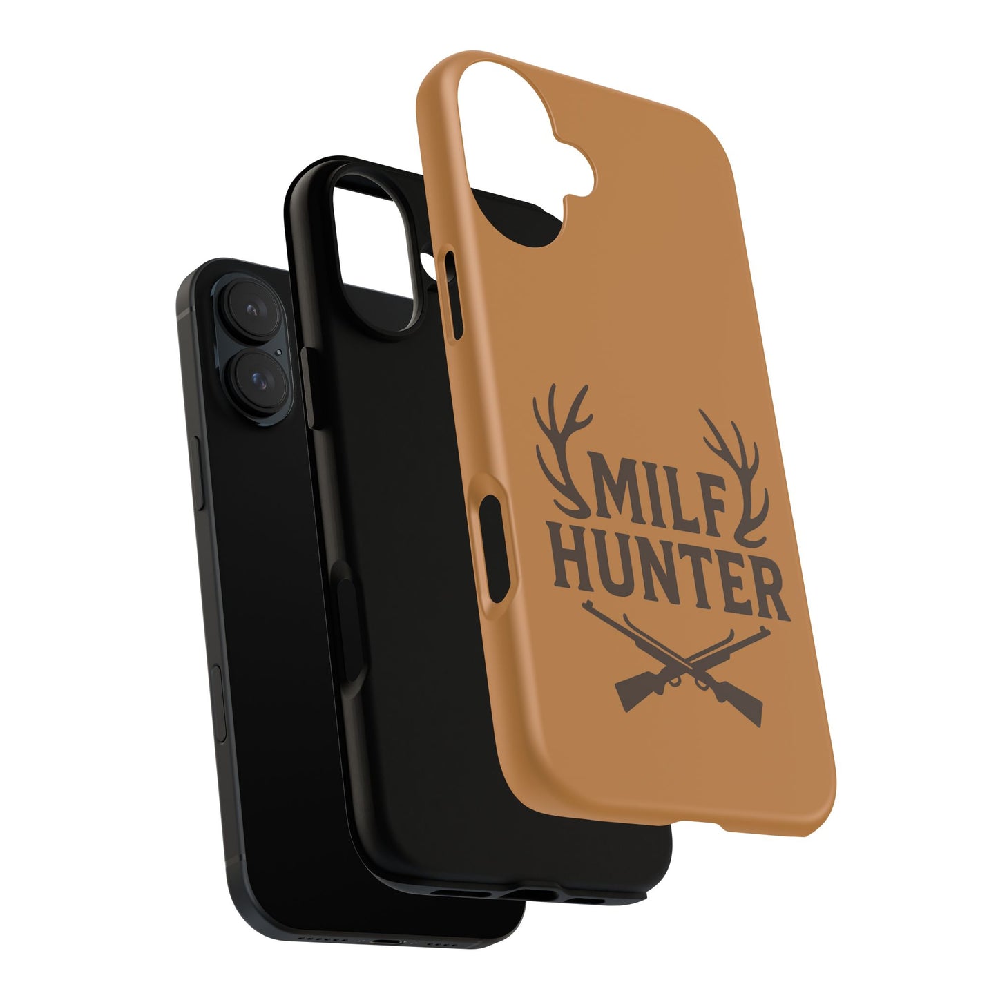 Phone Case, Funny Milf Hunter Design for Tough Cases, Rugged Protective Cover,