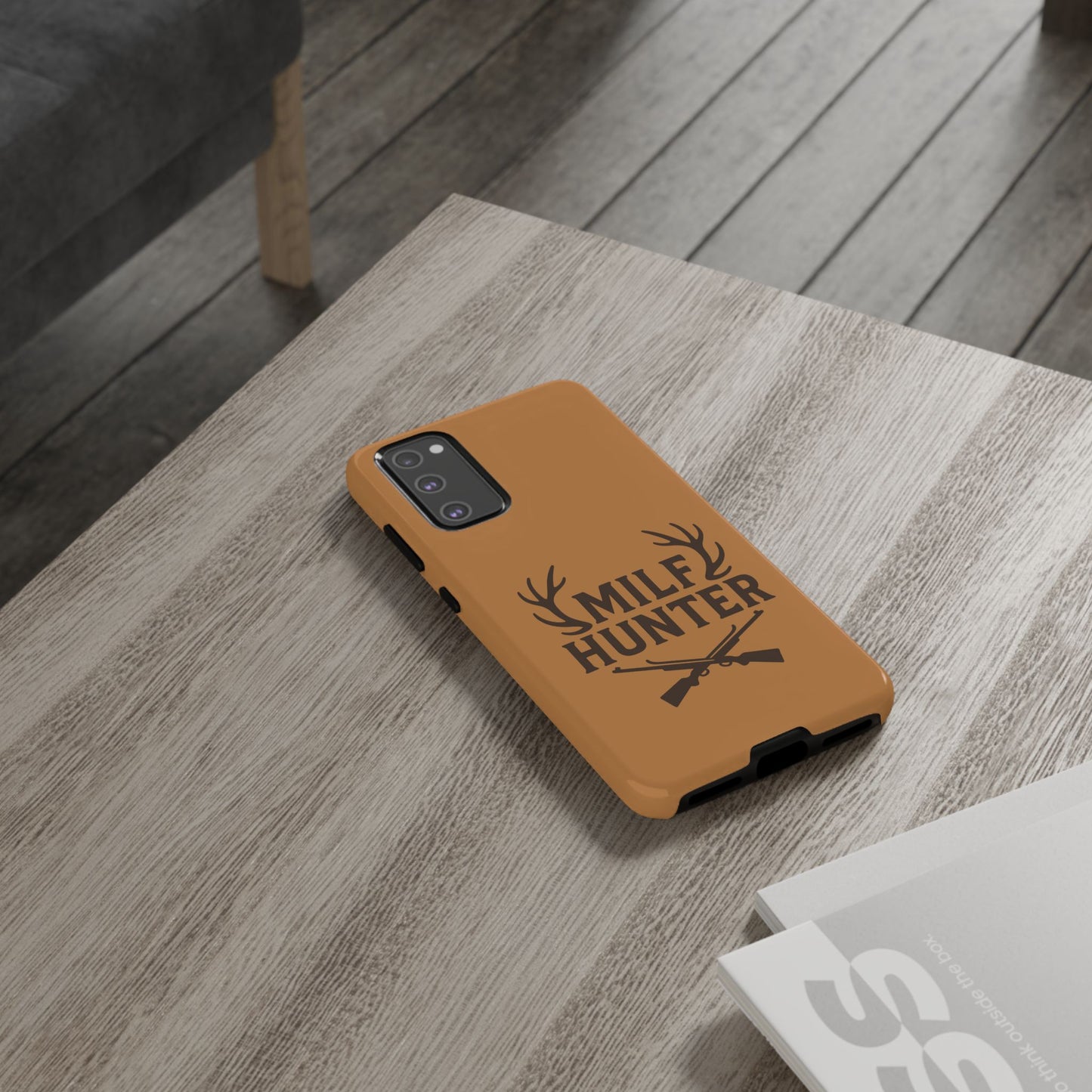 Phone Case, Funny Milf Hunter Design for Tough Cases, Rugged Protective Cover,