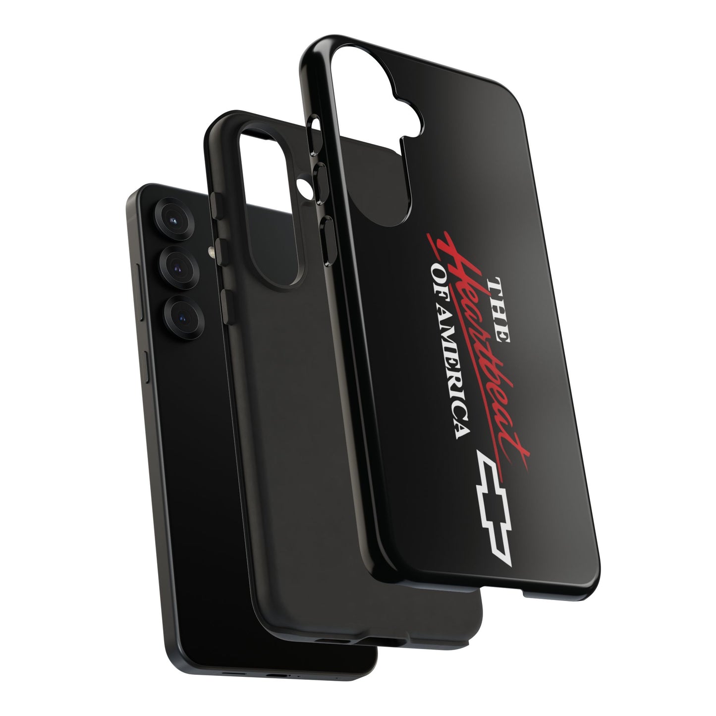 Chevy Phone Case, Tough Cases for Car Lovers, Vintage Style Cover, Heartbeat