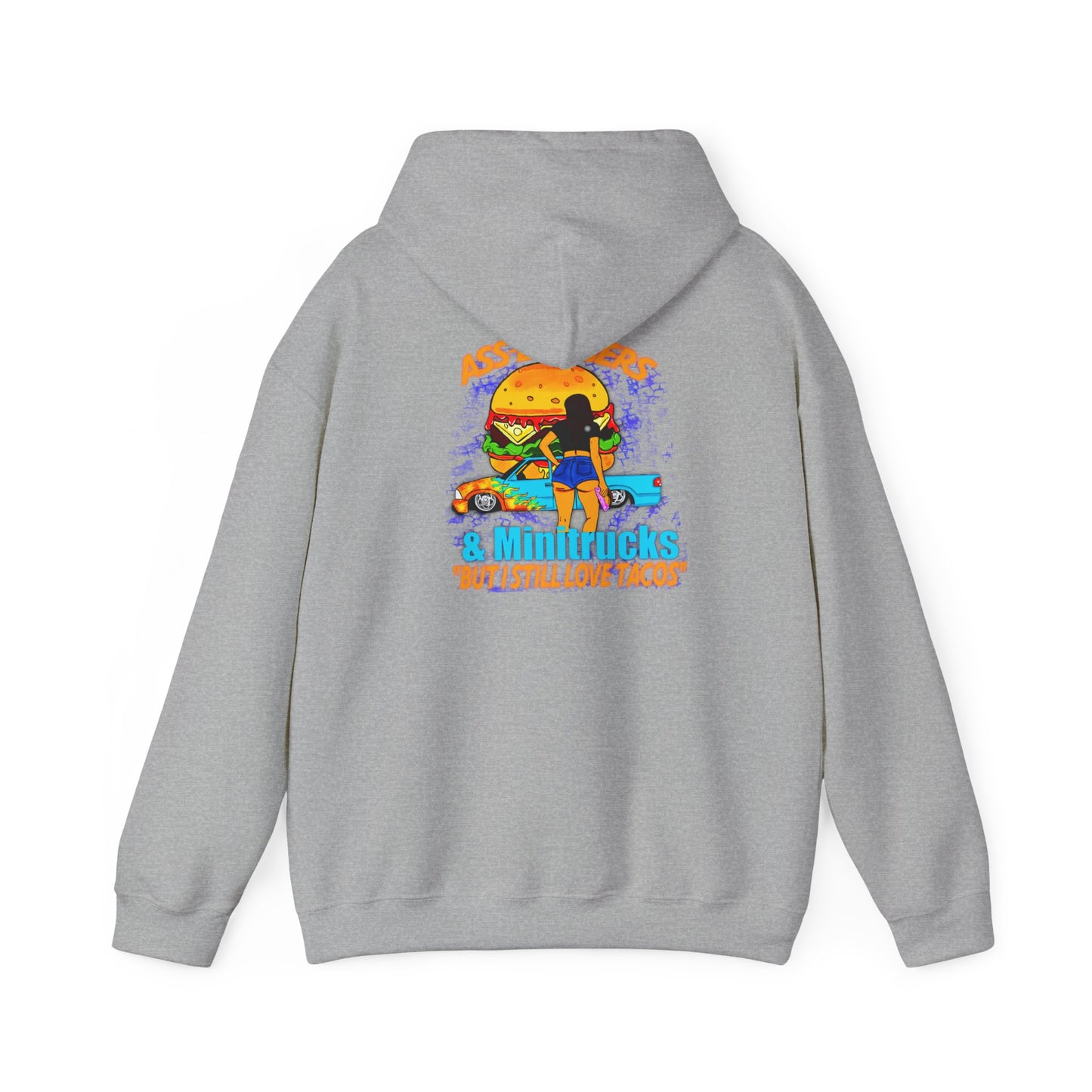 Minitrucks and Tacos Hoodie — Vintage Truck Graphic Sweatshirt