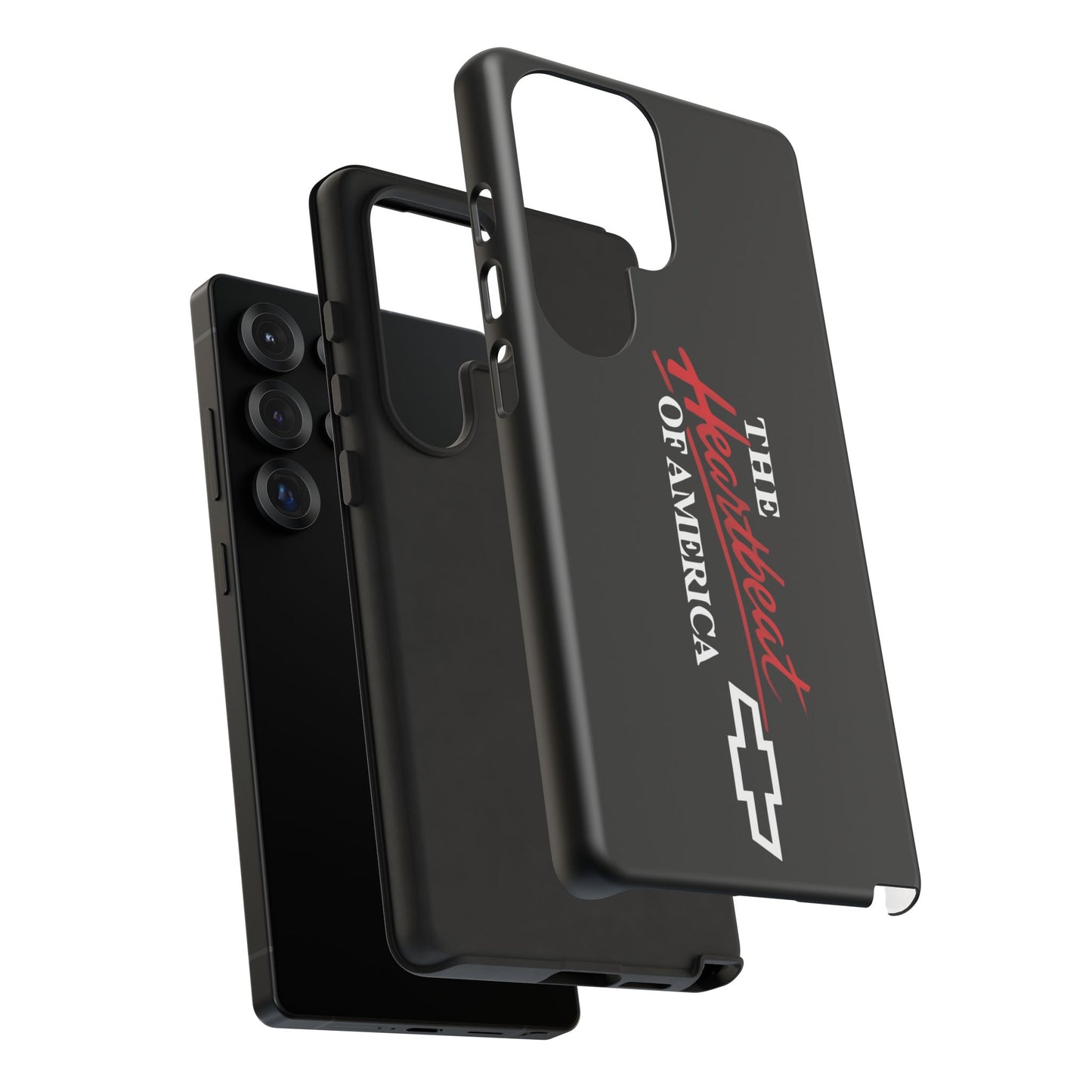 Chevy Phone Case, Tough Cases for Car Lovers, Vintage Style Cover, Heartbeat