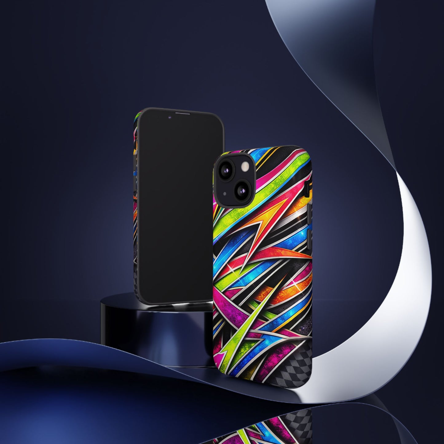 Minitruck Inspired Graphic Tough Phone Case – Impact Resistant