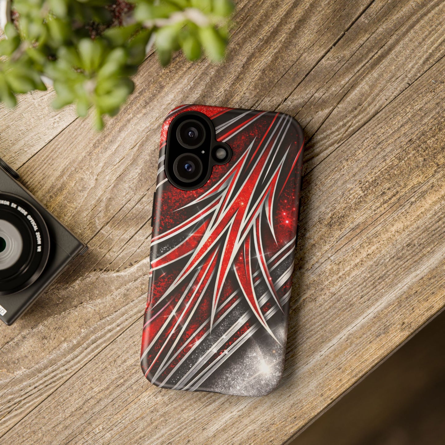 Mini Truck Inspired Pinstripe Graphic Heavy Duty Phone Case