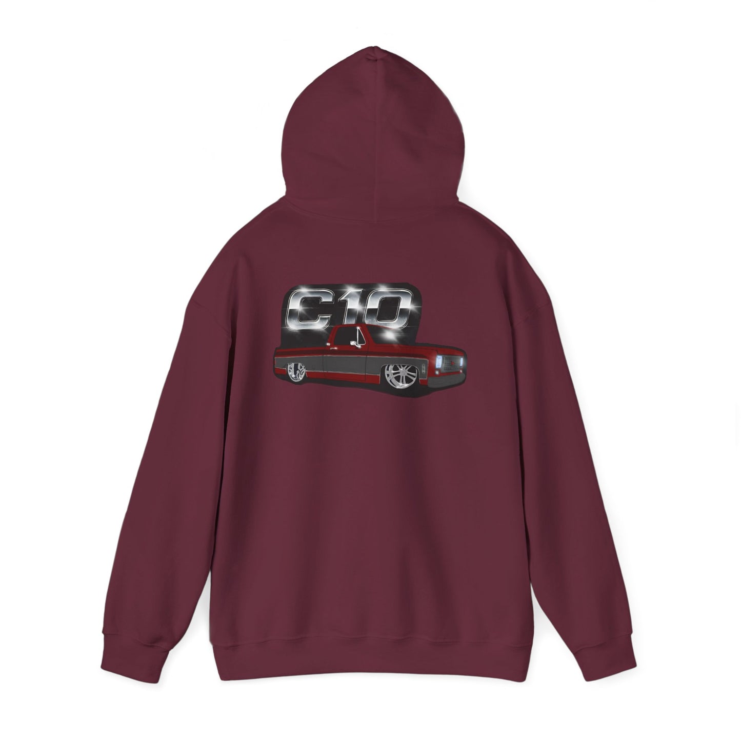 Squarebody C10 Hoodie — Retro Graphic Pullover