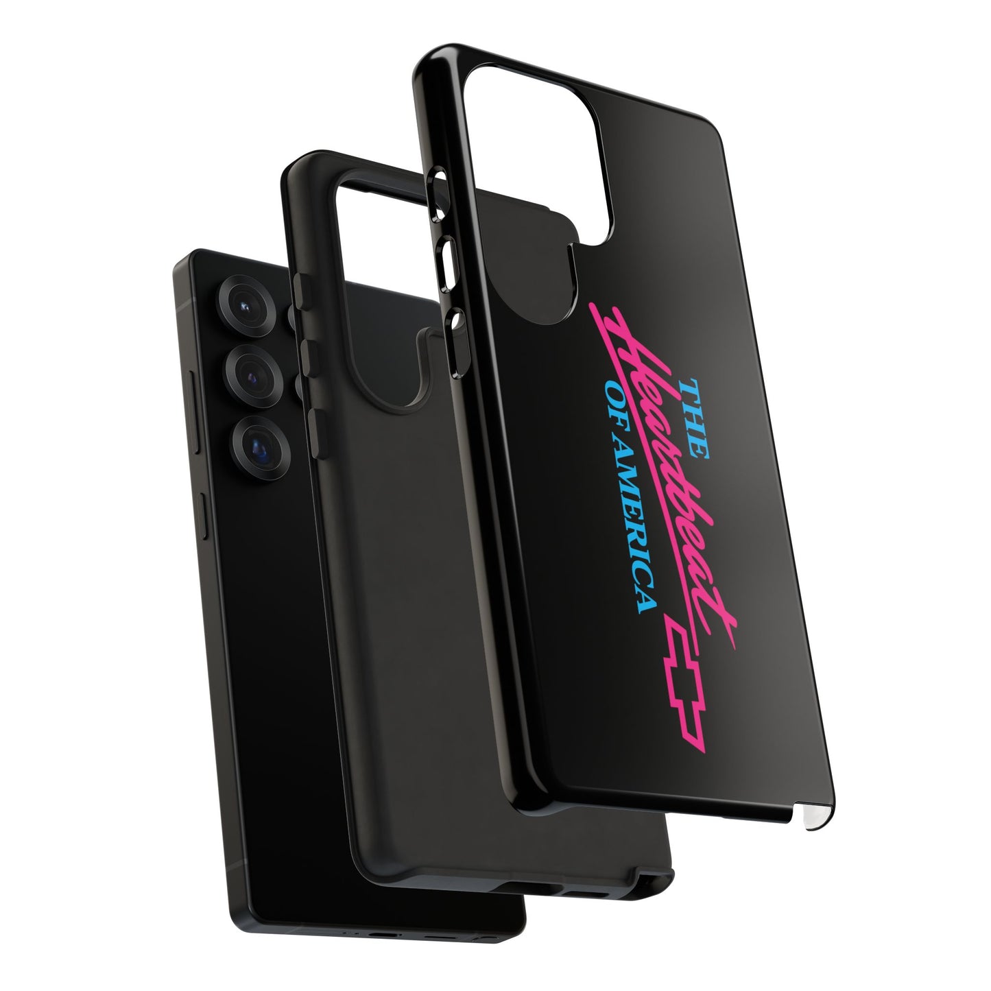 Phone Case — “The Heartbeat of America” Retro Chevy Logo, Slim Protective Cover