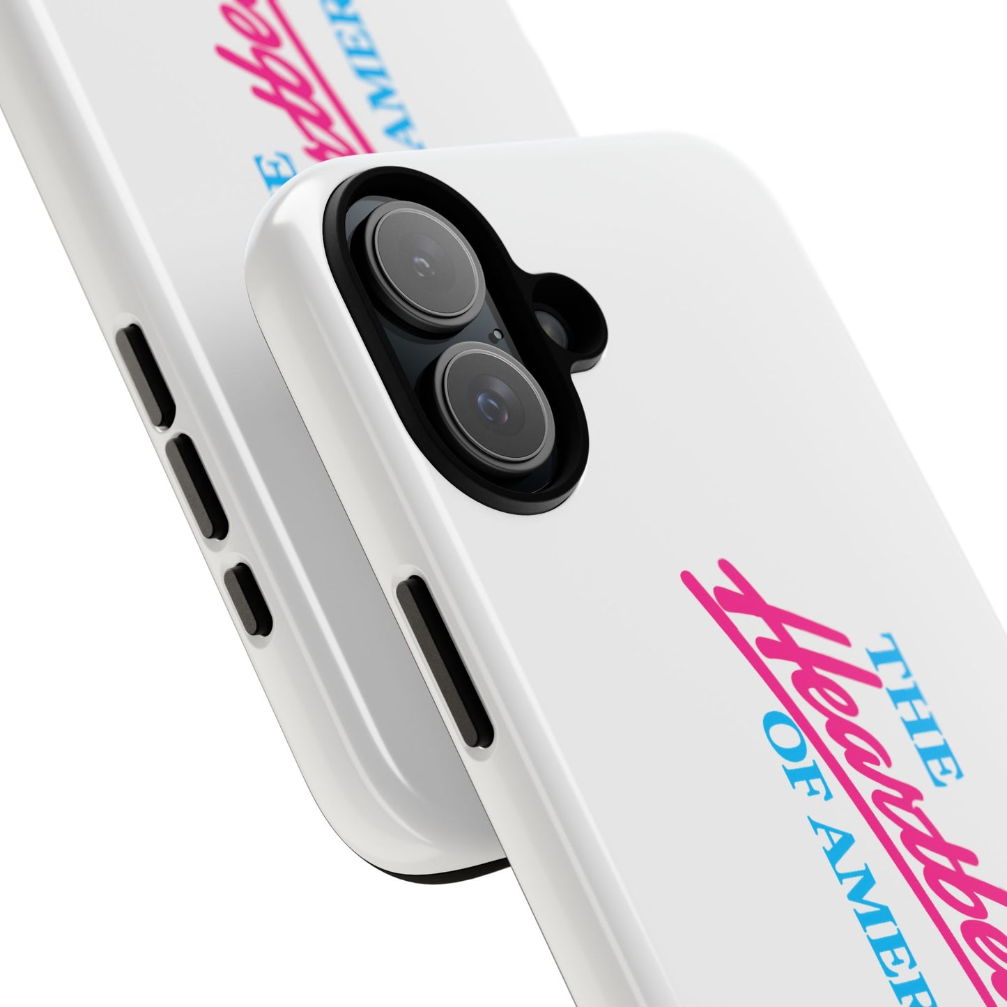 White  “The Heartbeat of America” Retro Chevy Logo, Slim Protective Cover