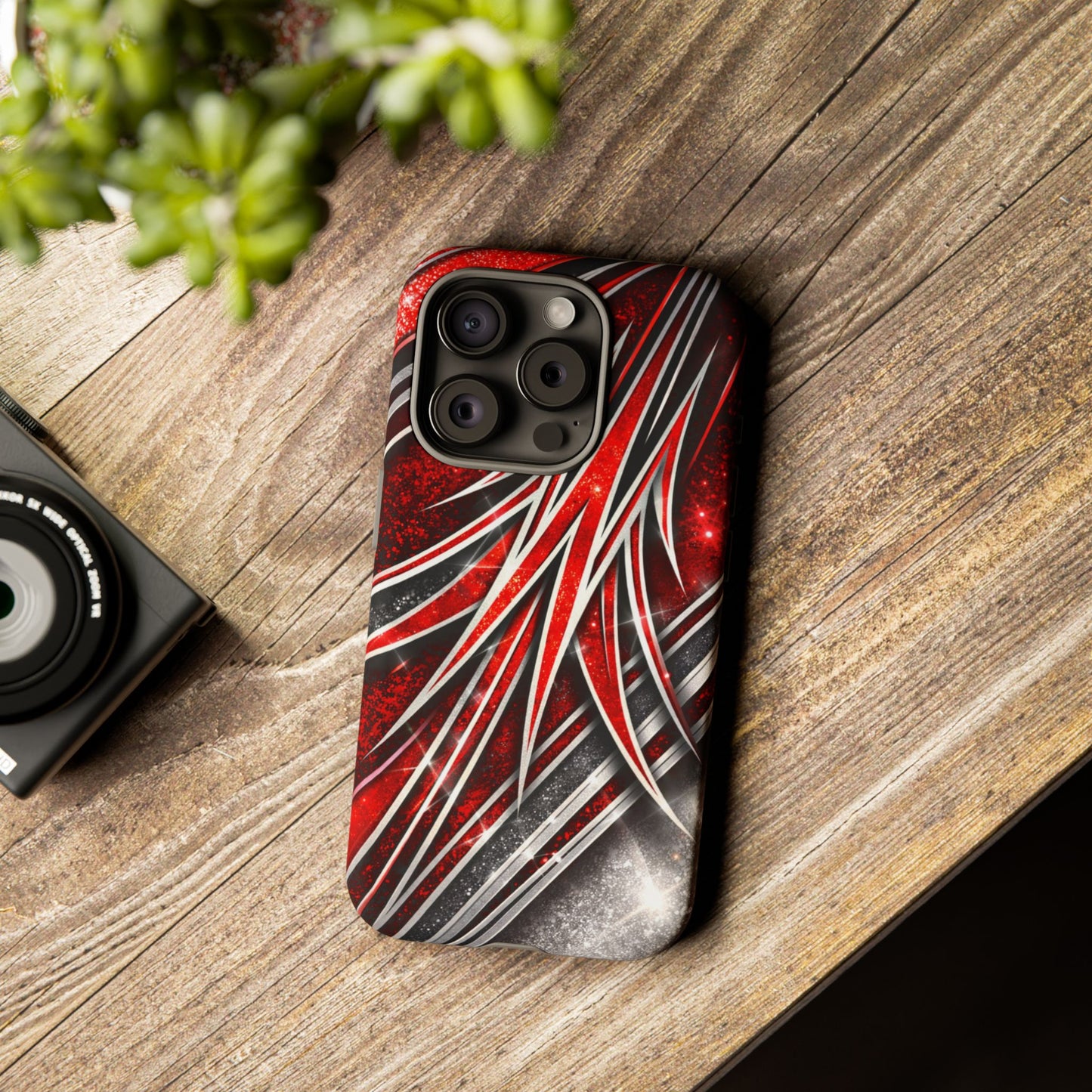 Mini Truck Inspired Pinstripe Graphic Heavy Duty Phone Case