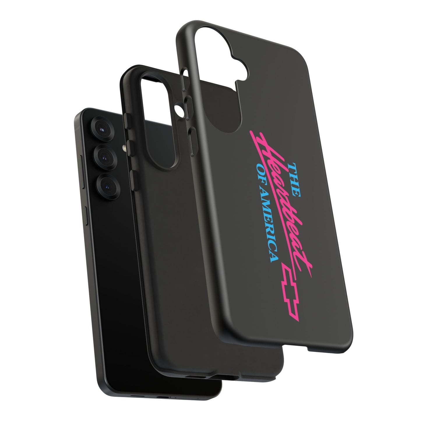 Phone Case — “The Heartbeat of America” Retro Chevy Logo, Slim Protective Cover