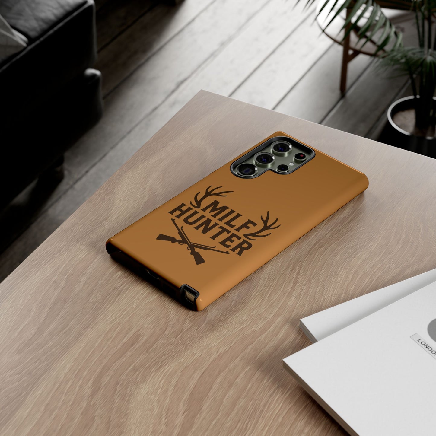 Phone Case, Funny Milf Hunter Design for Tough Cases, Rugged Protective Cover,