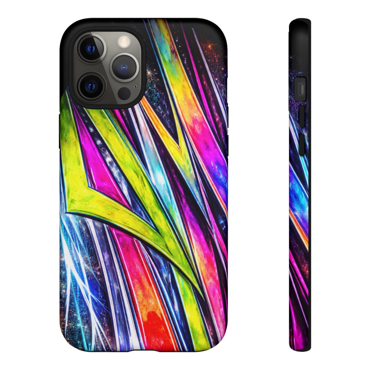 Neon Graffiti Phone Case | Tough Case, Vivid Abstract Street Art