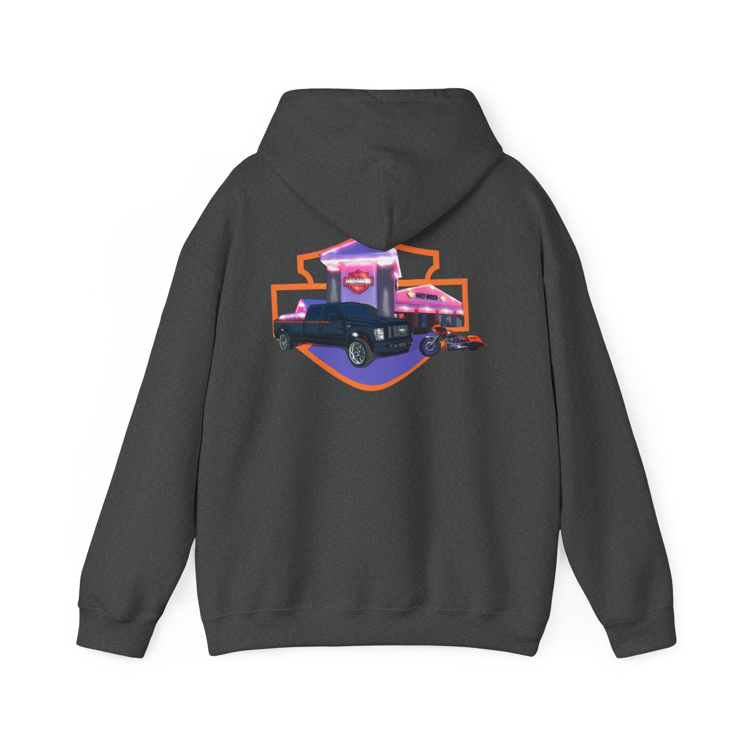 Harley Davidson Super Duty Hoodie — Motorcycle Logo Pullover
