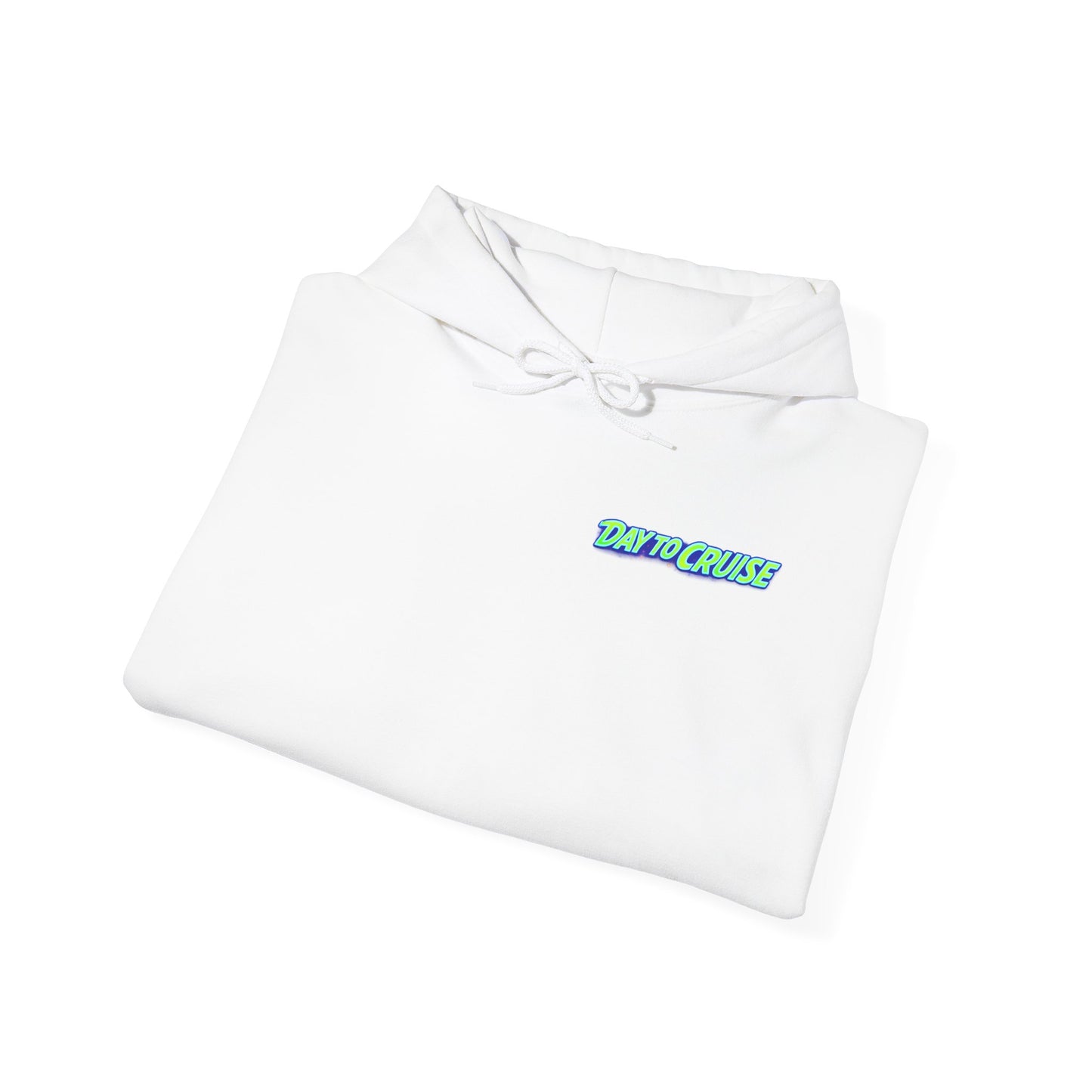 Cruise Night Hoodie — "Day To Cruise" Retro UFO Car Graphic