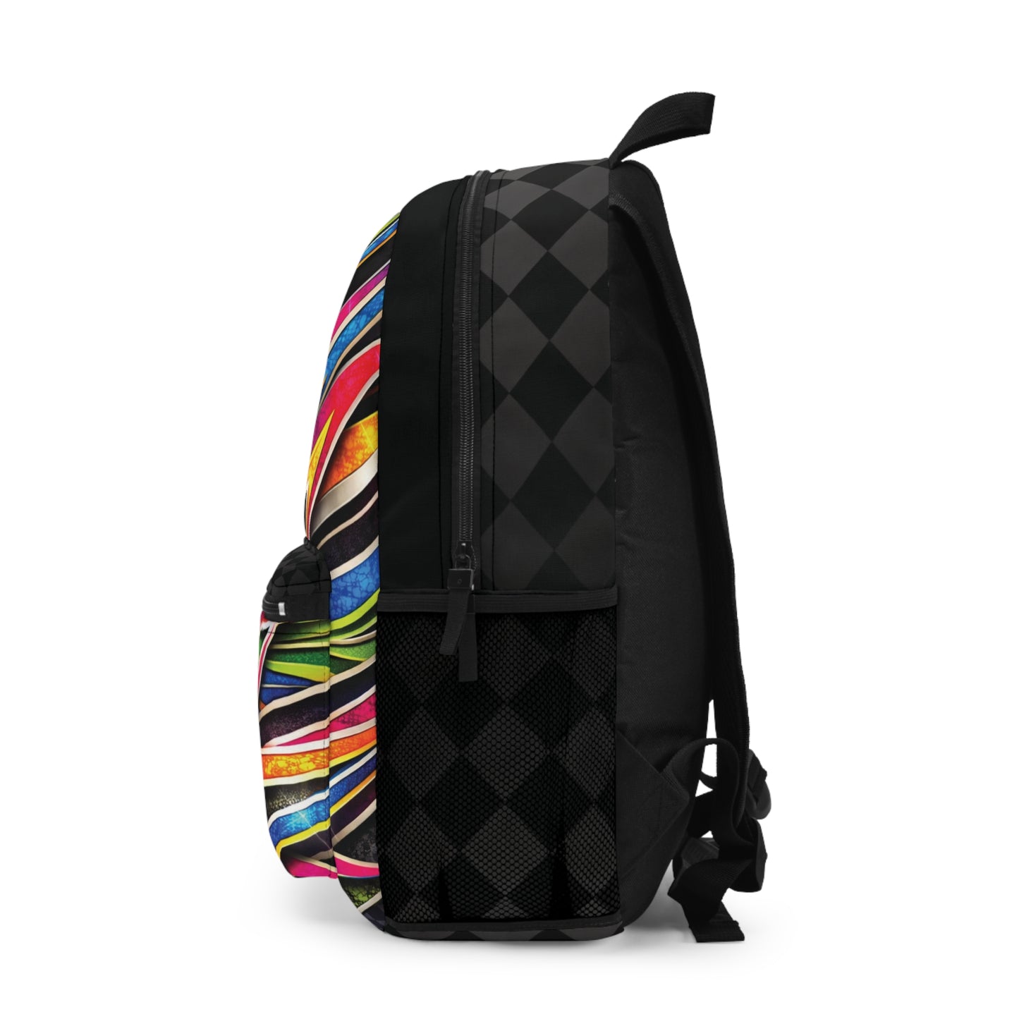 Minitruck Pinstripe Graphic Backpack  Street Style Custom Design