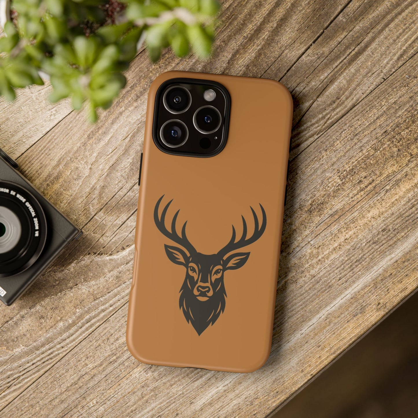 Phone Cases, Deer Buck with Antlers Wildlife Nature Design, Animal Lover Gift,