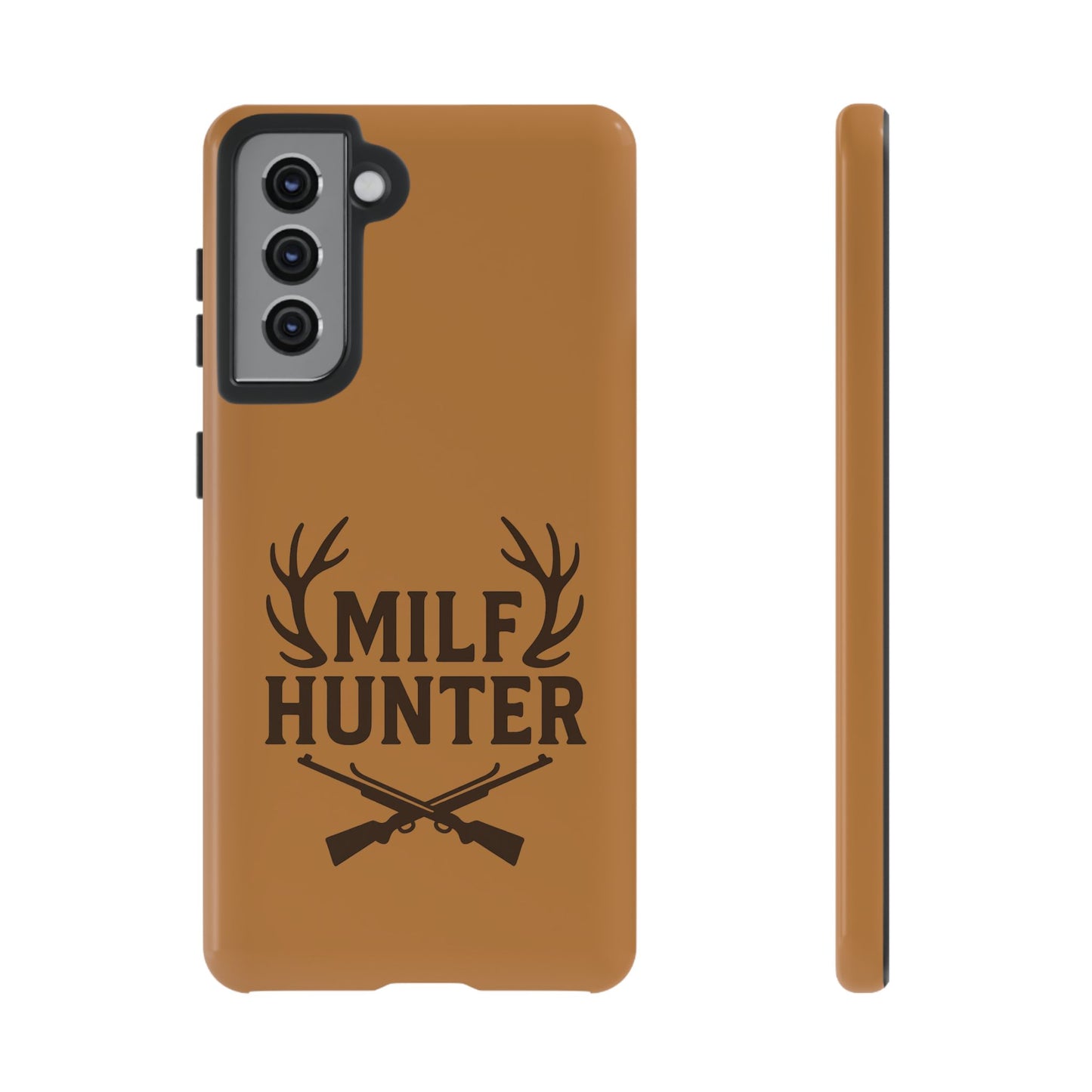 Phone Case, Funny Milf Hunter Design for Tough Cases, Rugged Protective Cover,