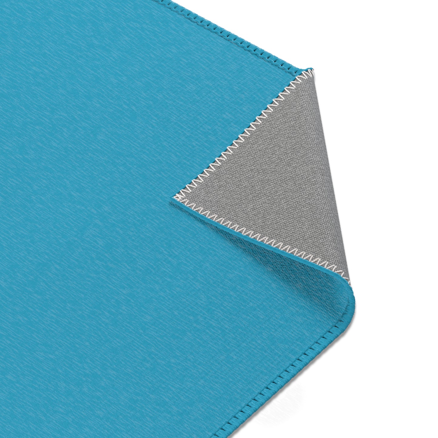 Turquoise Zebra Stripe Tear Area Rug — Colorful Rainbow Accent Rug