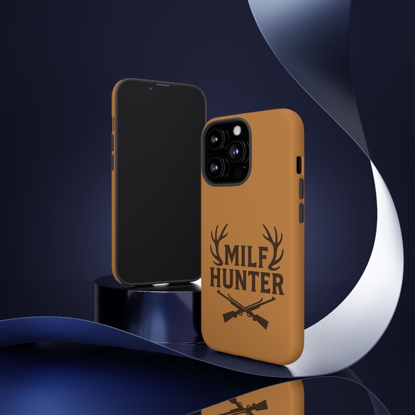 Phone Case, Funny Milf Hunter Design for Tough Cases, Rugged Protective Cover,