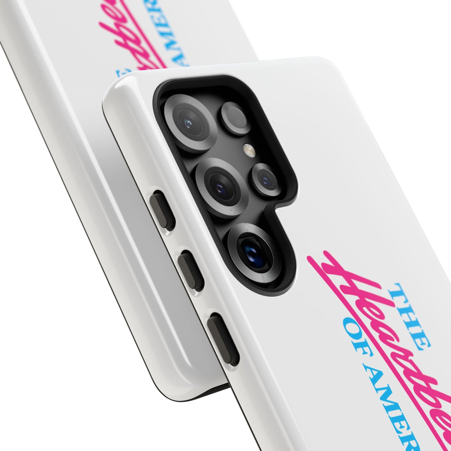 White  “The Heartbeat of America” Retro Chevy Logo, Slim Protective Cover