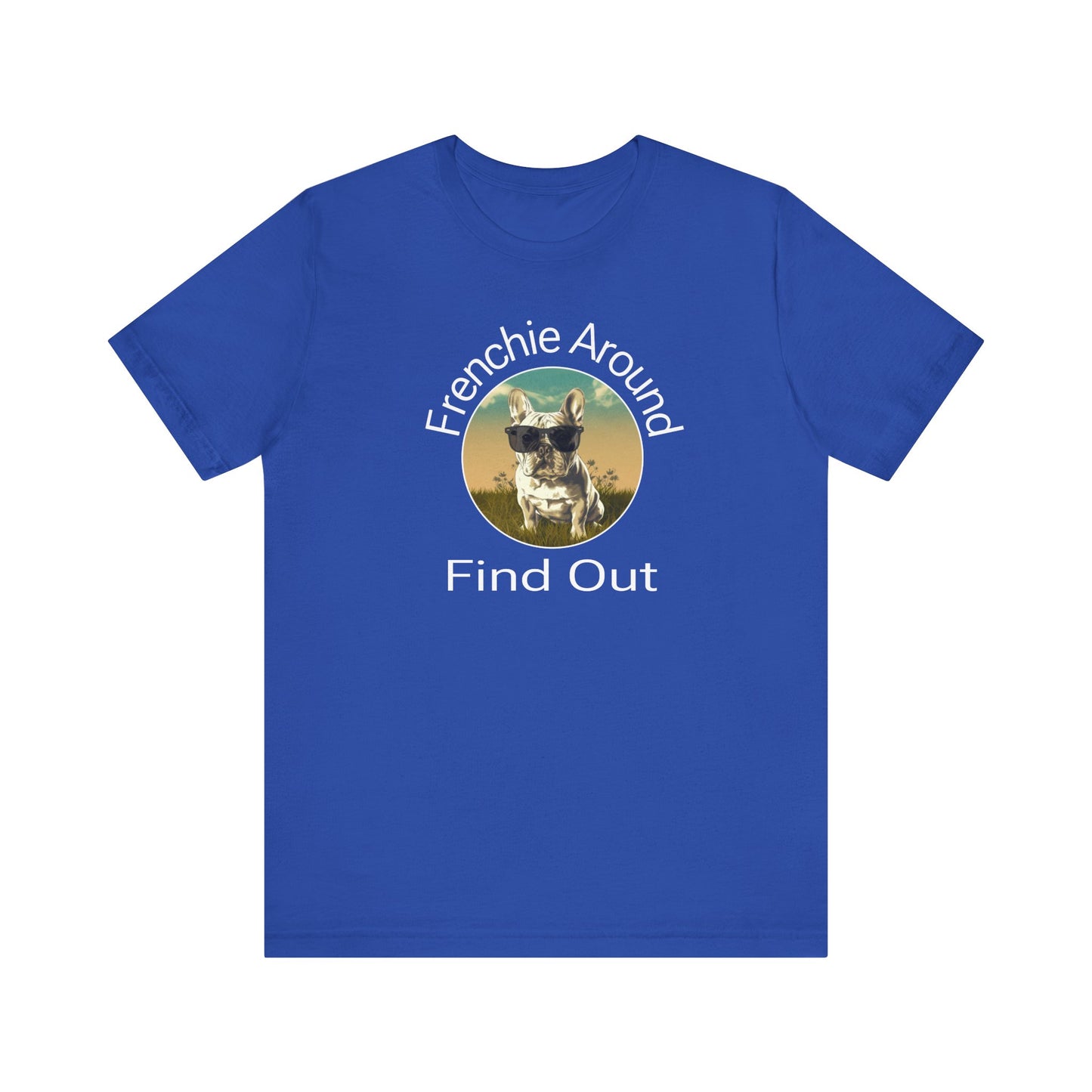 French Bulldog Unisex Tee, Dog Lover Shirt, Animal Graphic Tee, Short Sleeve
