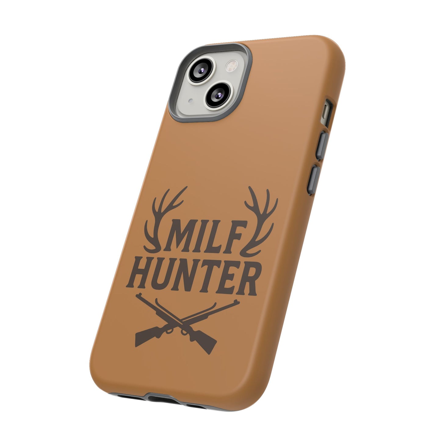Phone Case, Funny Milf Hunter Design for Tough Cases, Rugged Protective Cover,