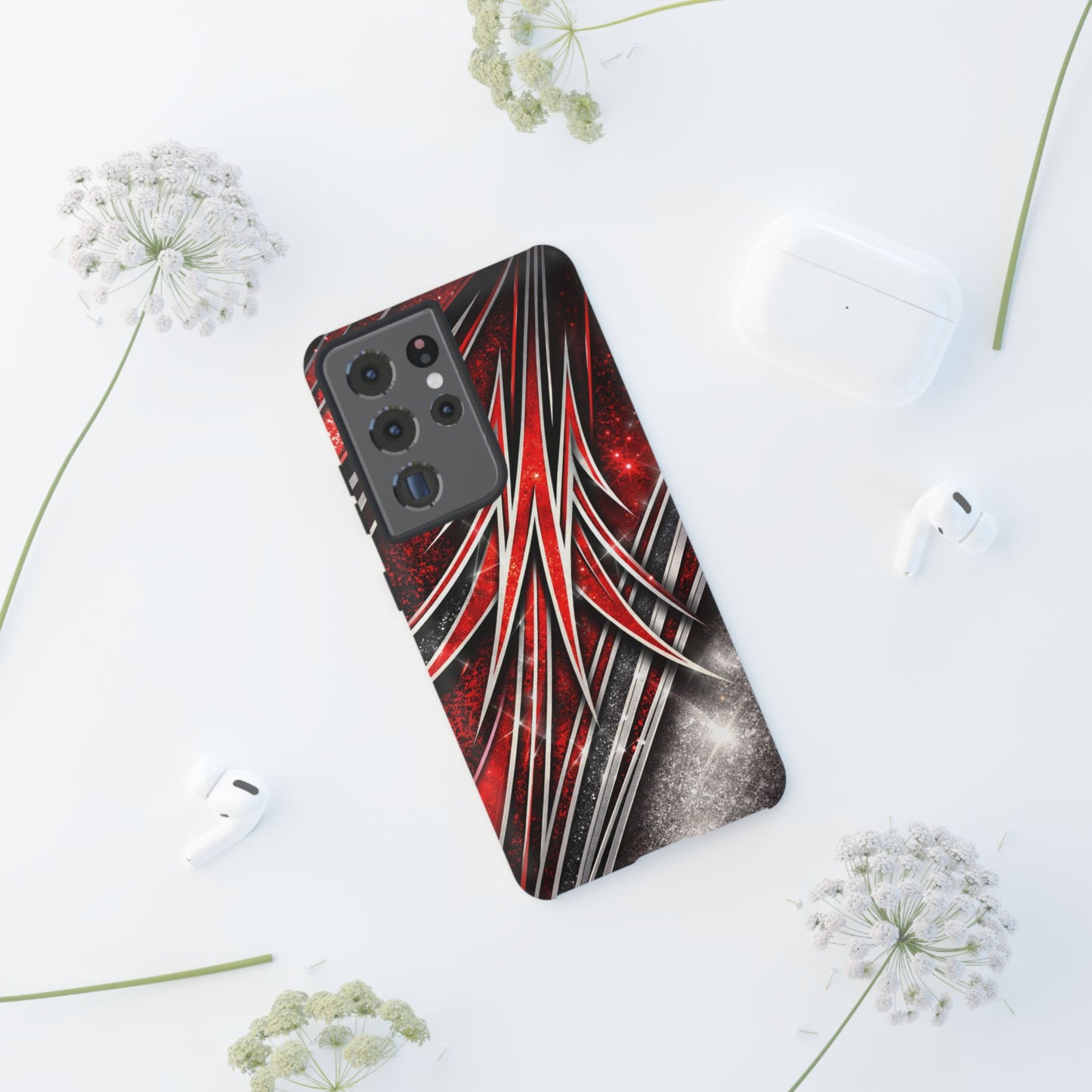 Mini Truck Inspired Pinstripe Graphic Heavy Duty Phone Case