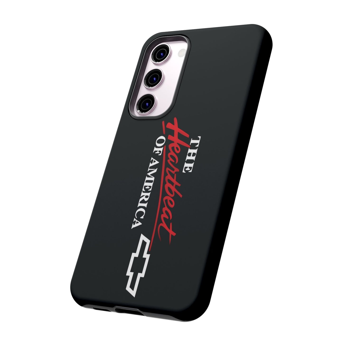 Chevy Phone Case, Tough Cases for Car Lovers, Vintage Style Cover, Heartbeat