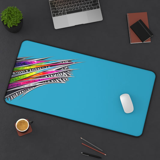 Minitruck Graphics Desk Mat | Retro Truck Illustration Deskpad
