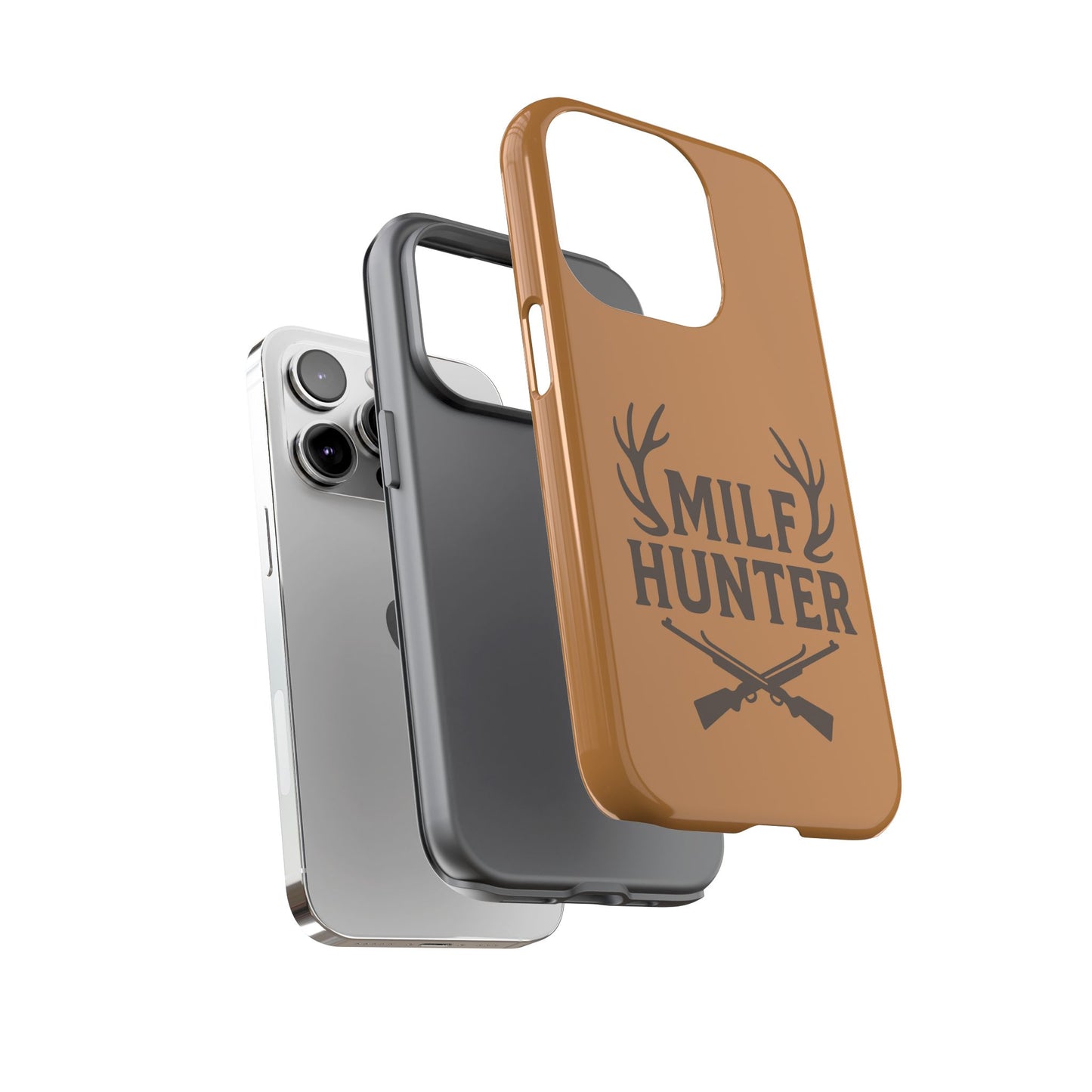 Phone Case, Funny Milf Hunter Design for Tough Cases, Rugged Protective Cover,