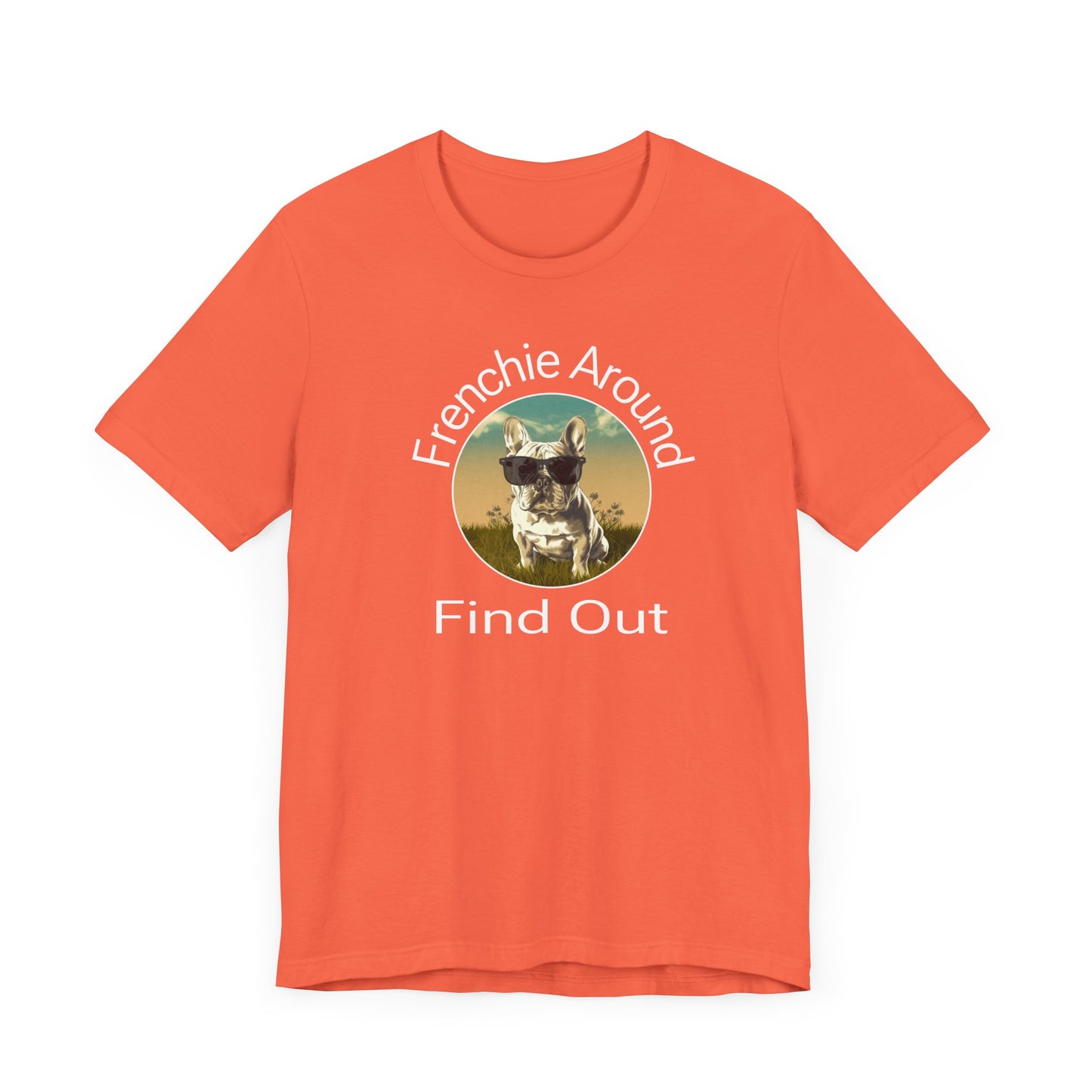 French Bulldog Unisex Tee, Dog Lover Shirt, Animal Graphic Tee, Short Sleeve
