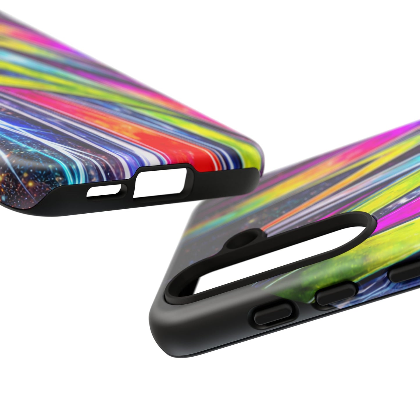 Neon Graffiti Phone Case | Tough Case, Vivid Abstract Street Art