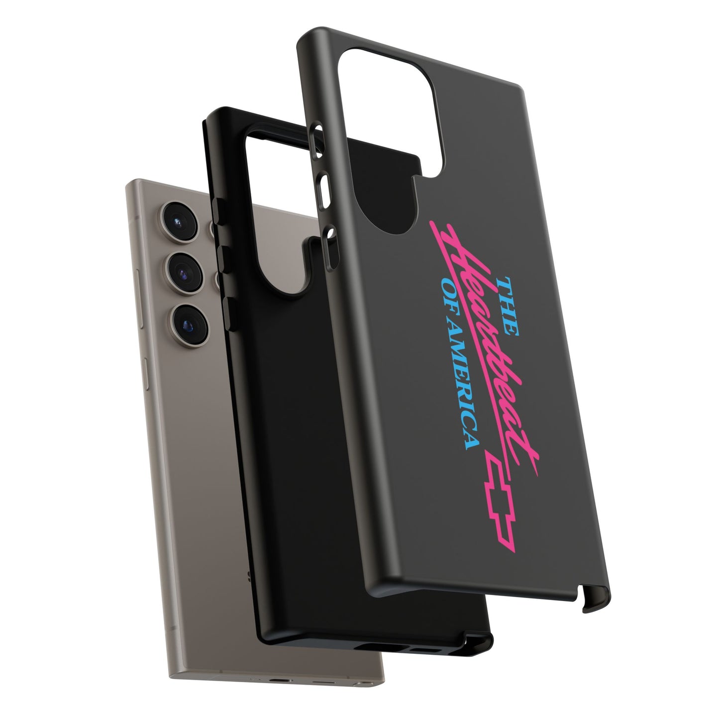 Phone Case — “The Heartbeat of America” Retro Chevy Logo, Slim Protective Cover